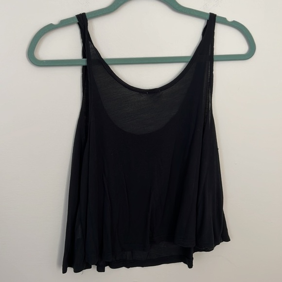 GARAGE l Black Cropped Spaghetti Strap Top - Picture 3 of 3